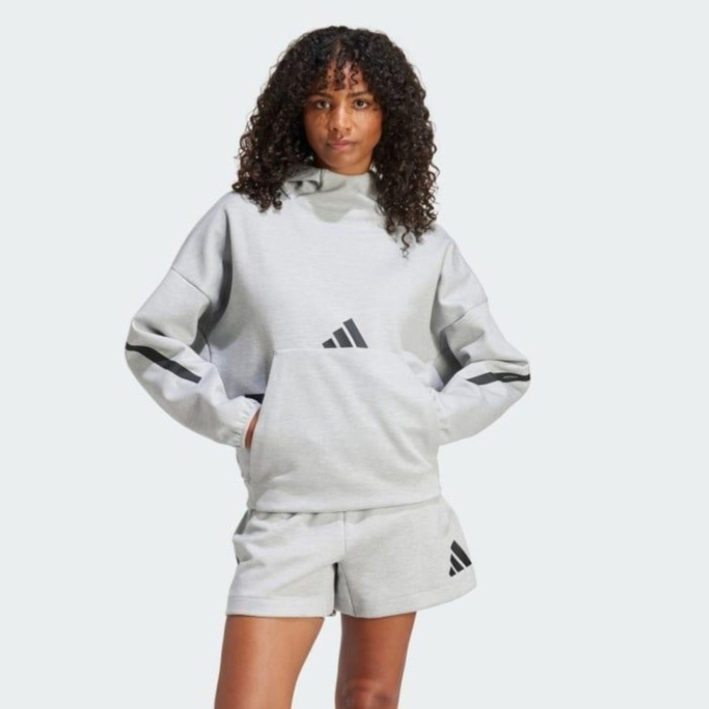 Adidas Gray Women's Z.N.E. JD9529 Hoodie Size XS